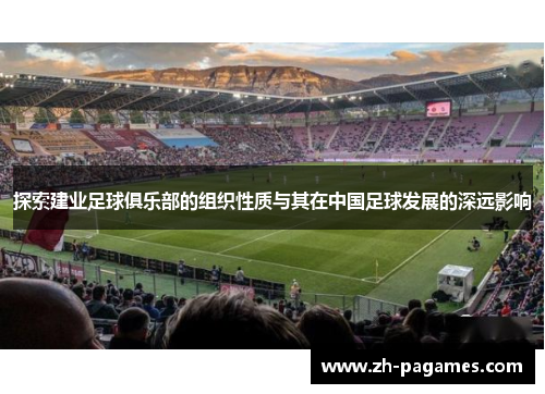 探索建业足球俱乐部的组织性质与其在中国足球发展的深远影响